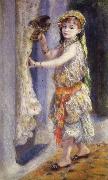 Young Girl with a Falcon Pierre Renoir
